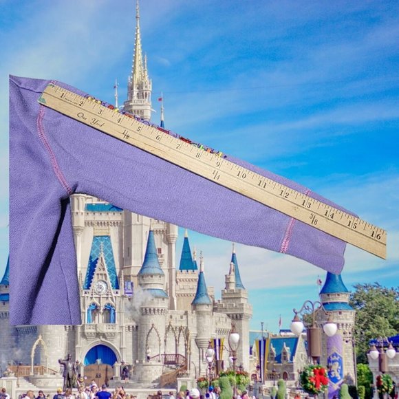 Walt Disney World Full Zip Embroidered Stitched Purple Fleece Sweatshirt Size S - Picture 9 of 9